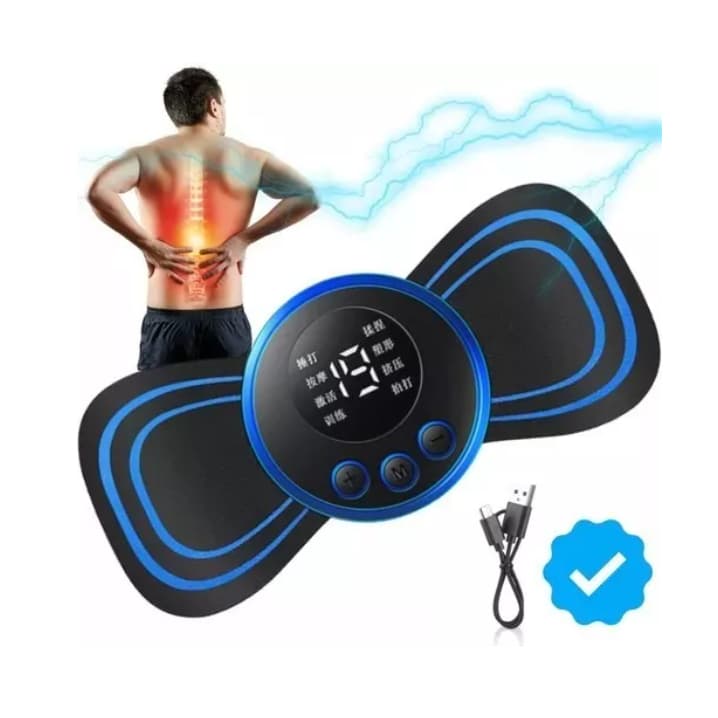 Mini Massageador Elétrico Recarregável Para Alívio De Dor Muscular/Ombro/Cervical
