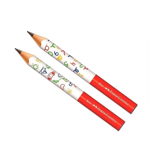 LAPIS GRAFITE JUMBO HB FABER CASTELL 2 Unidades