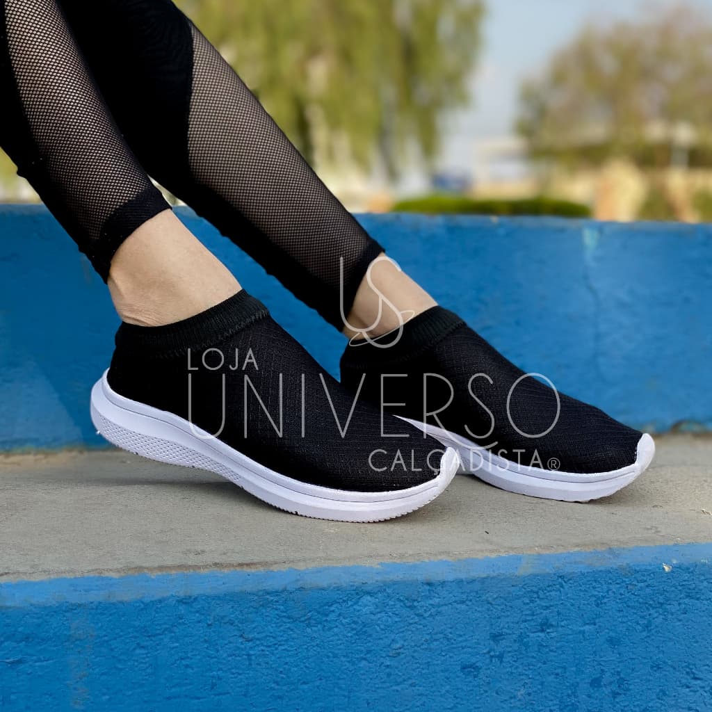 Tênis Feminino Meia Sem Cadarço