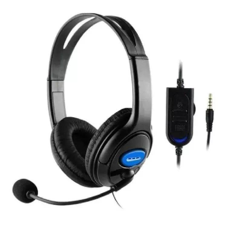 Fone de ouvido Headset  com fio para jogos Online para PS4/X-One/ Celular/PC/Notebook