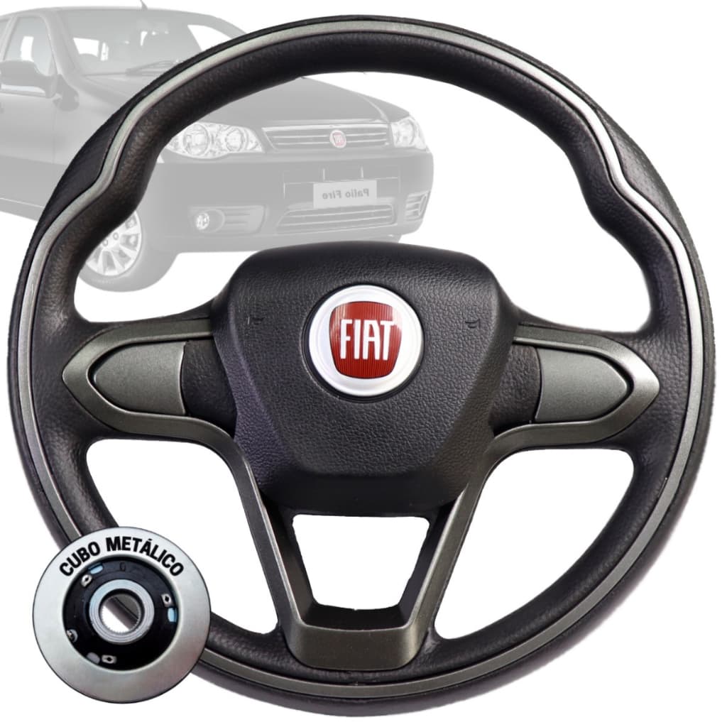 Volante Esportivo Bmw Grafite Uno Fire Mile Palio Stilo Ducato Doblô Marea Brava Punto Strada Mobi