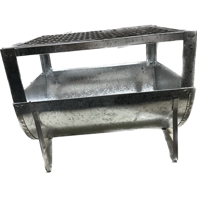 Churrasqueira Mini Pequena Prática Galvanizada