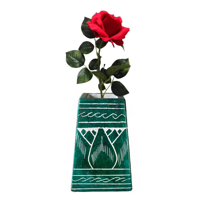 Vaso Decorativo P/ Flore e Suculenta De Pedra Sabão Lindo Vasinho