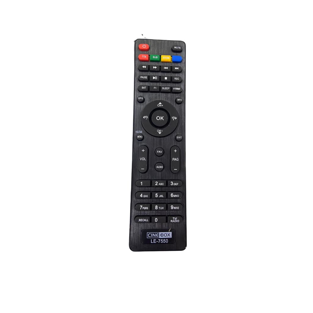 Controle Compativel C/ Receptor Cine Box LE-7550