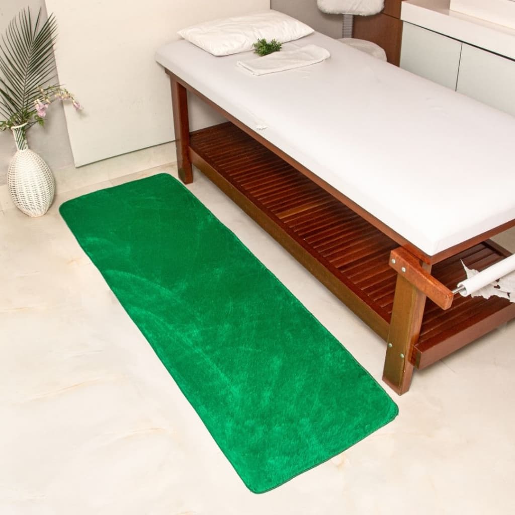 Tapete Passadeira Pelo Curto 0,60x2,00 Verde Grama