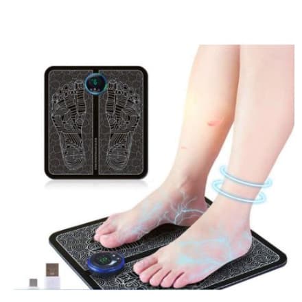 Tapete Massageador Ems Tens Elétrico Para Pés Fisioterapia O Melhor