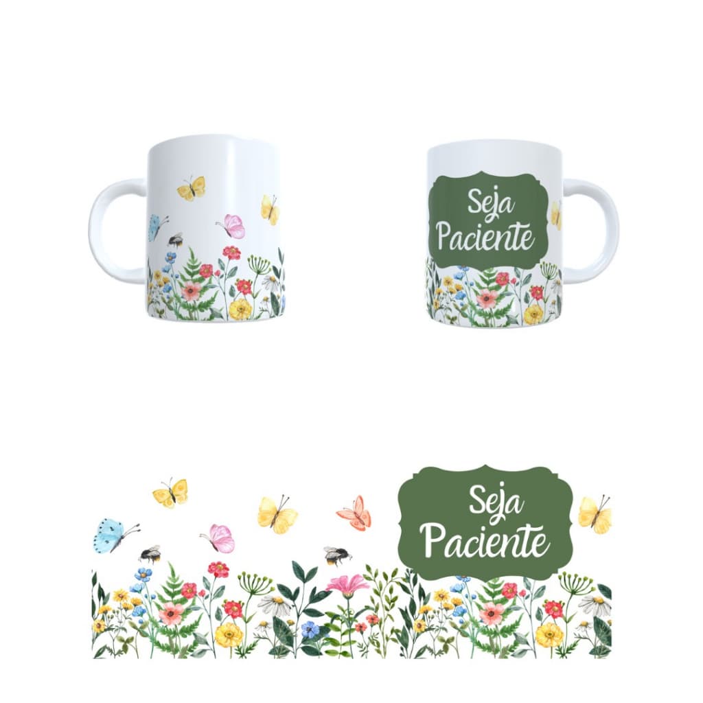 Caneca-Xícara-Porcelana Congresso Seja Paciente 2023