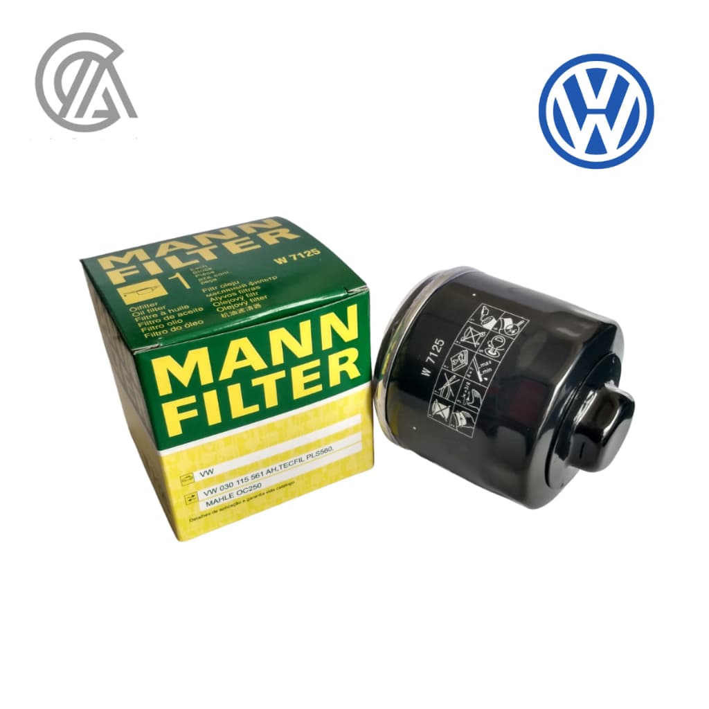 Filtro de Oleo Gol Voyage Saveiro Fox EA111 Volks W7125 Original Mann Filter