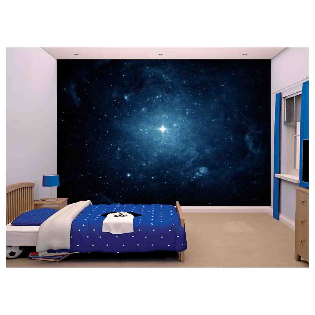 Papel de Parede  Adesivo Decorativo  3D Universo Espaço Galáxias Estrelas Planetas - NSP069