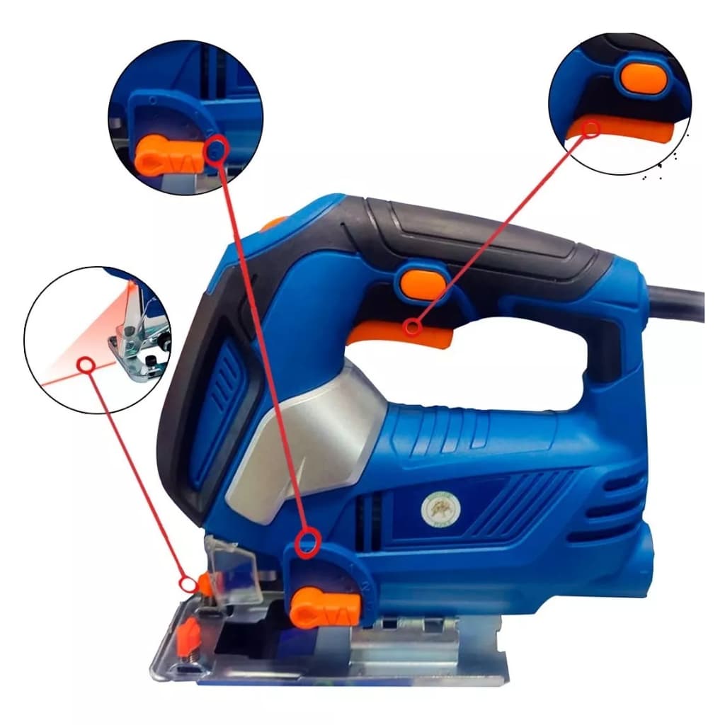 Serra Tico Tico 2000W Profissional Com Controle de Velocidade e Guia a Laser Promoção