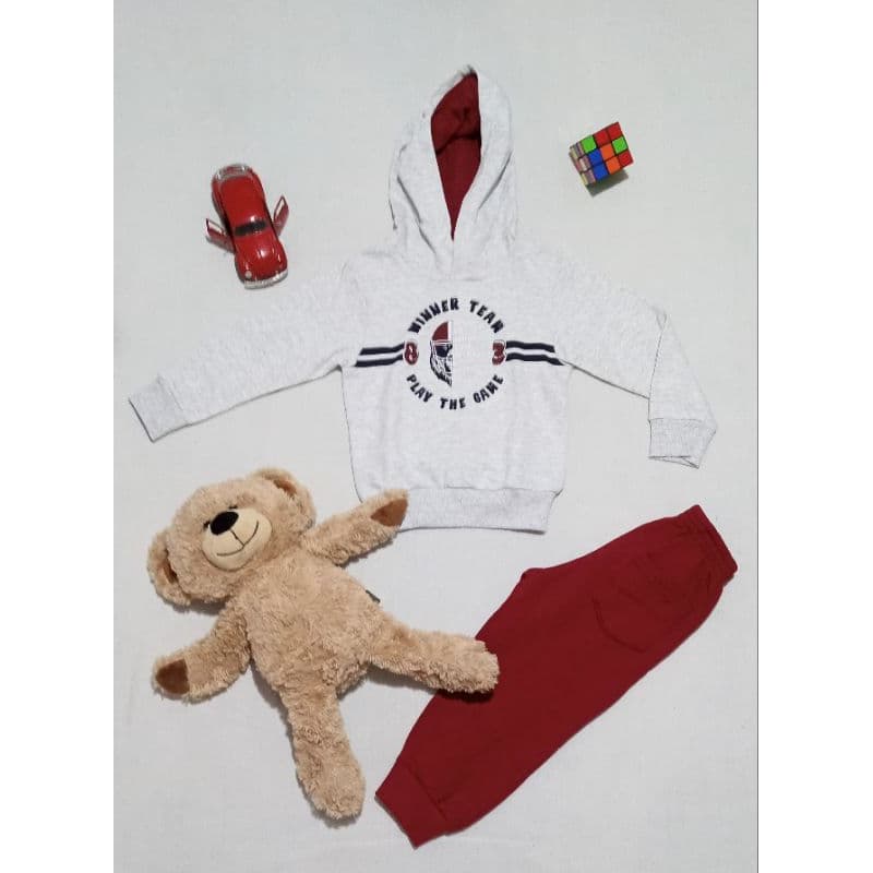 Conjunto Moletom infantil de inverno menino