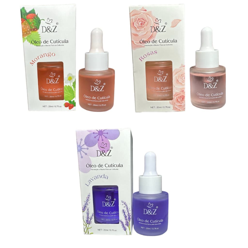 Óleo De Lixamento Hidratante De Cutícula/mãos D&z 20ml