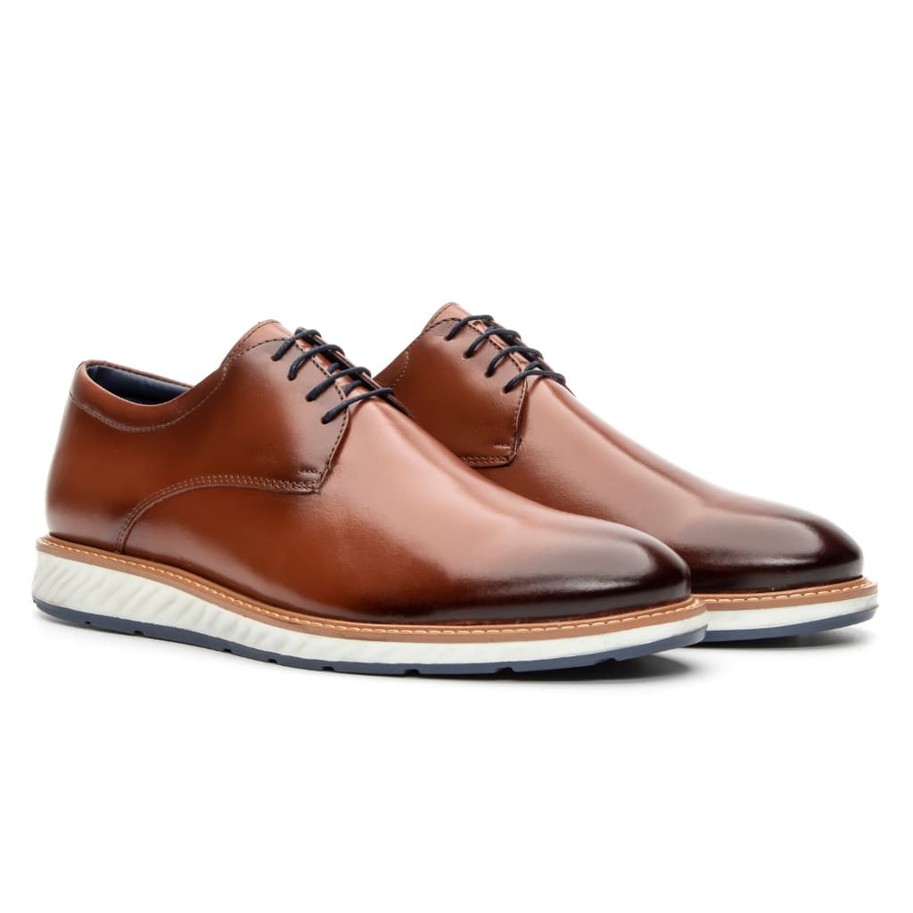 Oxford Masculino Casual em Couro Conforto Sport Fino Clássico