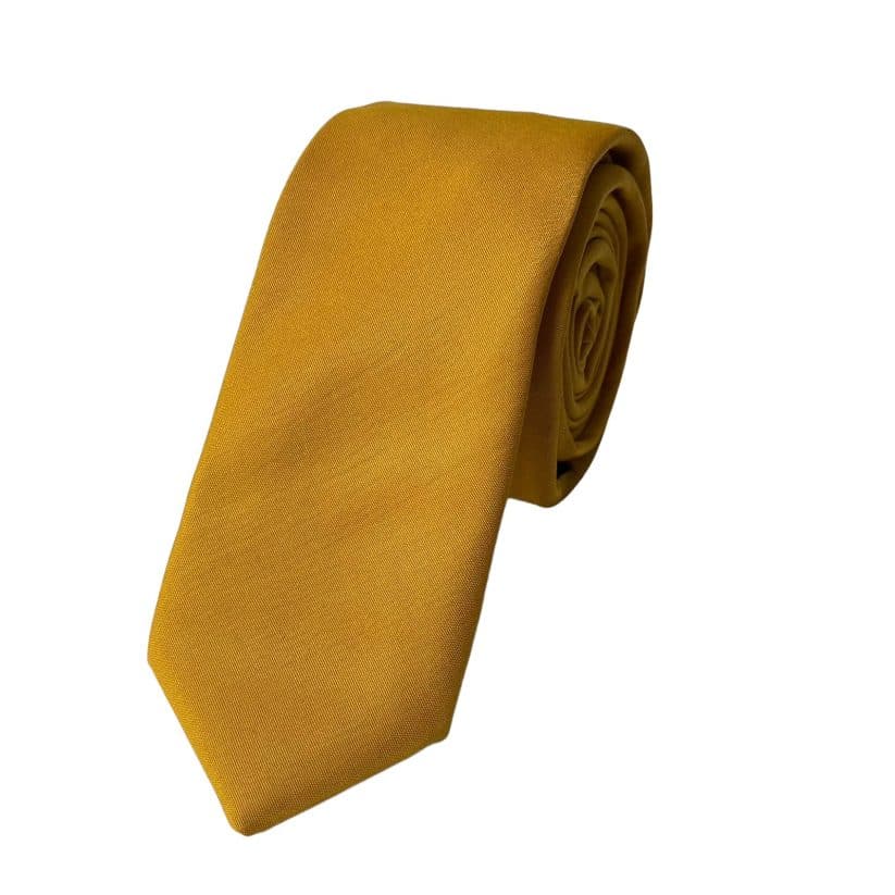 gravata com tecido de poliéster liso kit com 2