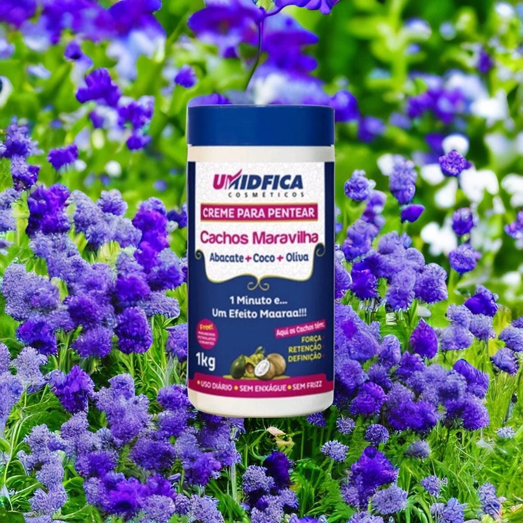 CREME PARA PENTEAR CACHOS MARAVILHA 1KG- UMIDIFICA