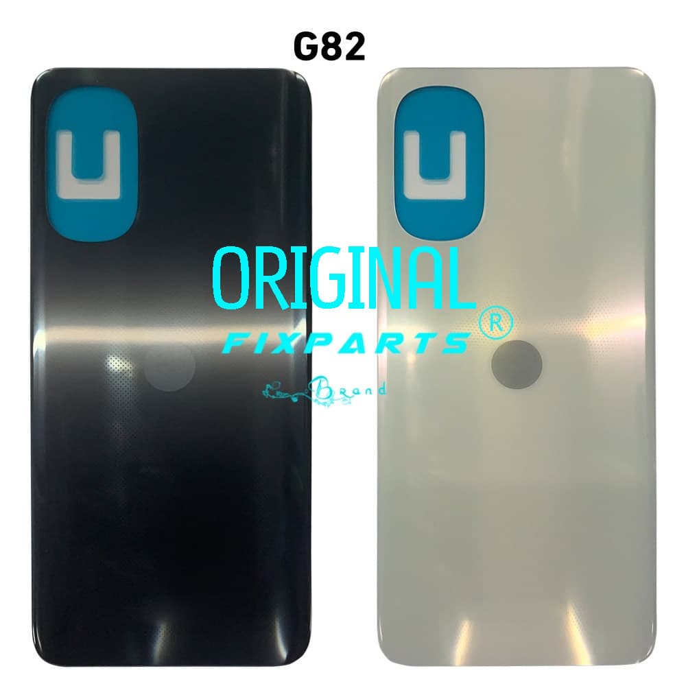 Tampa Traseira Moto G82 Xt2225 Preto/branco Novo Original
