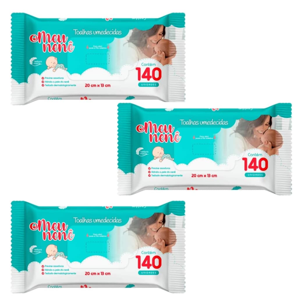 As toalhas umedecidas Meu Nenê 840