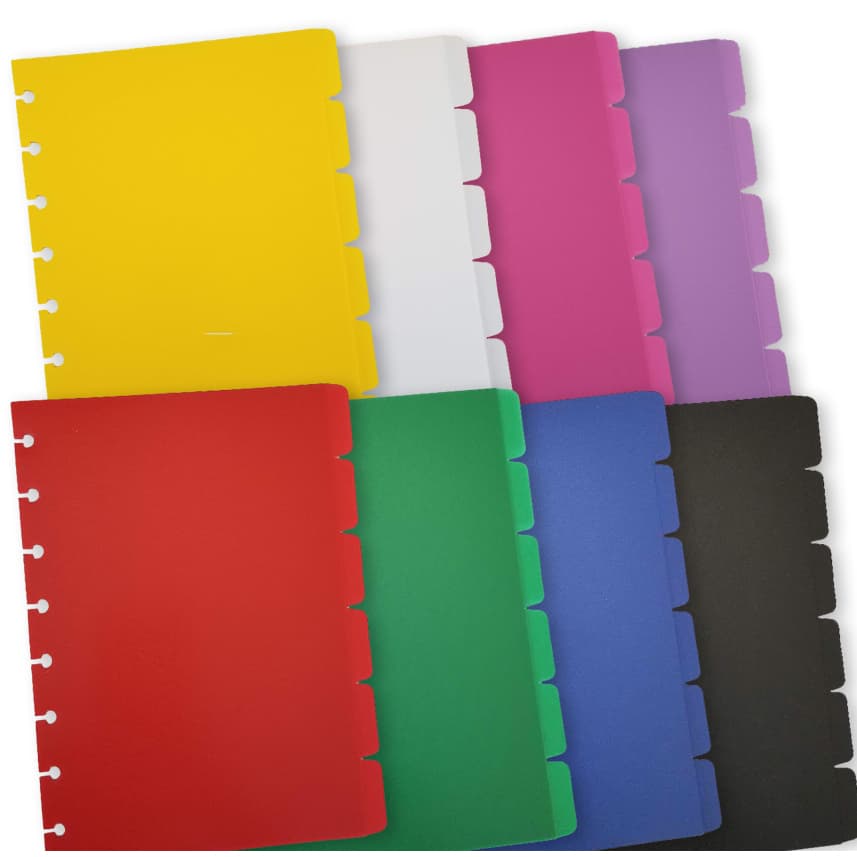 Divisorias para caderno de discos inteligente