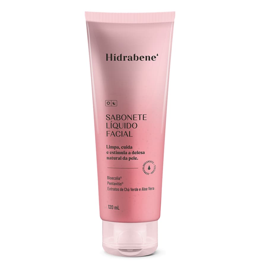 SABONETE LÍQUIDO FACIAL HIDRABENE 120 ml