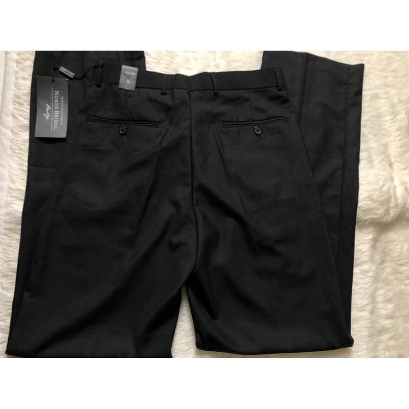 Calça Social Masculina com Bolso 40 Preta Moda Masculina
