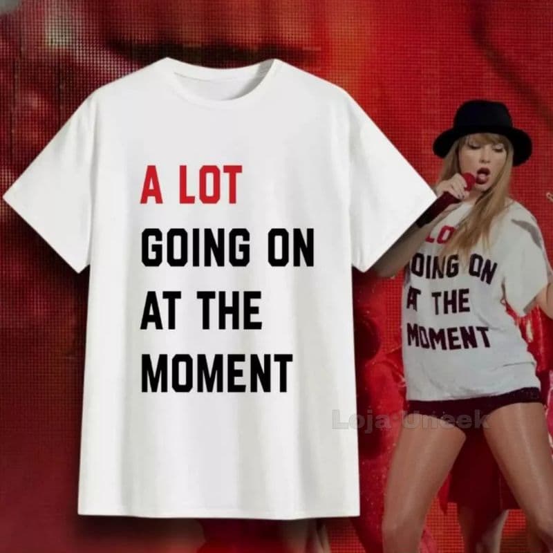 Camiseta Taylor Swift Red Eras Tour Frases 100% Poliéster