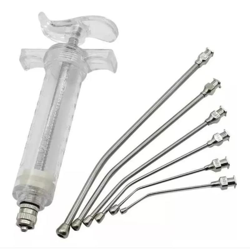 Kit Profissional Alimentação Filhotes Pássaros Seringa 50ml