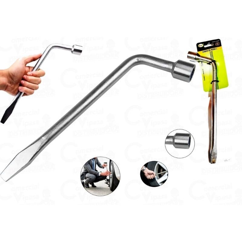 Chave de roda 17 MM em L Chave roda 19MM L