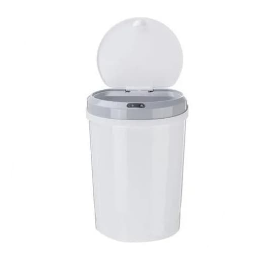 Lixeira Automática Com Sensor Que Abre Fecha Tampa 12 Litros