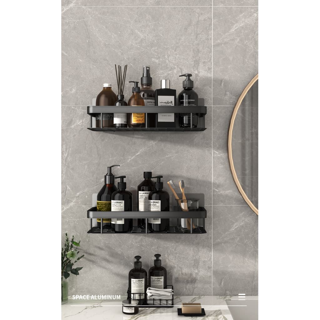 Suporte De Shampoo  Prateleiras De Banheiro Sem Furo Premium Top Organizador  Alta Qualidade