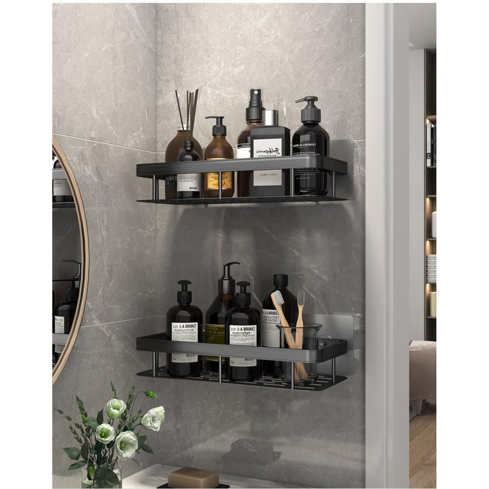 Suporte De Shampoo  Prateleiras De Banheiro Sem Furo Premium Top Organizador