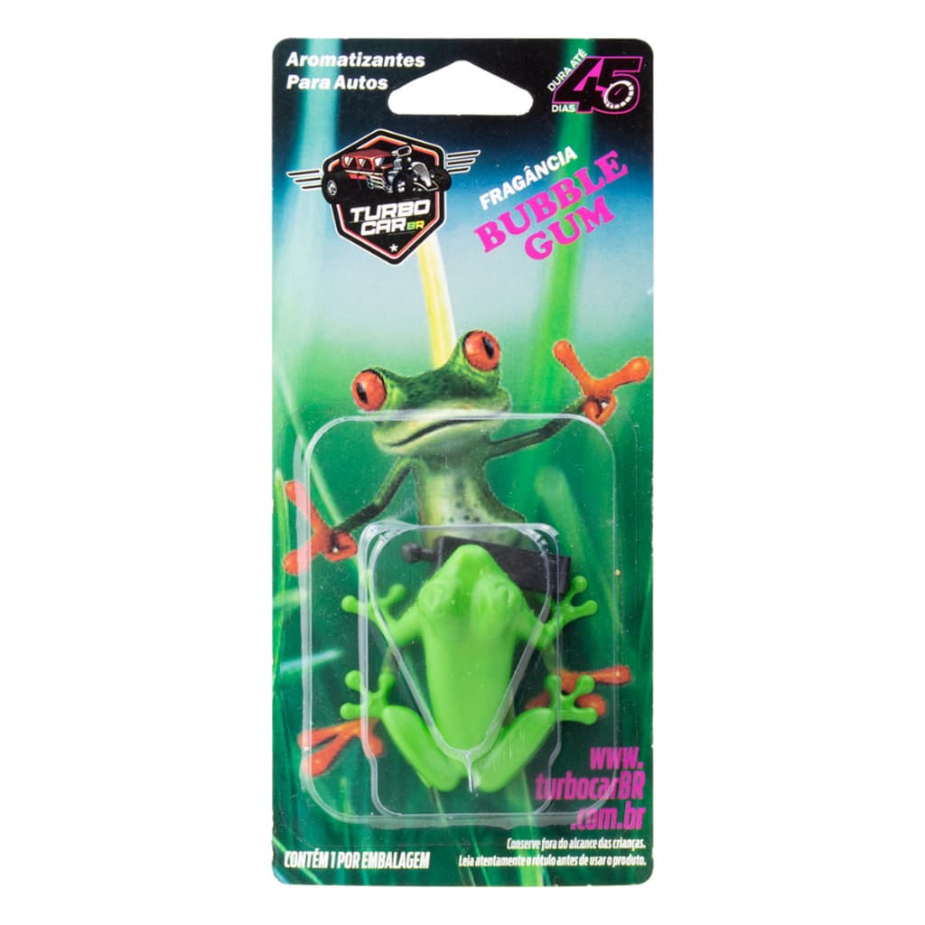 ODORIZANTE AUTOMOTIVO PERERECA (FRAGÂNCIA BUBBLE GUM-CHICLETE)