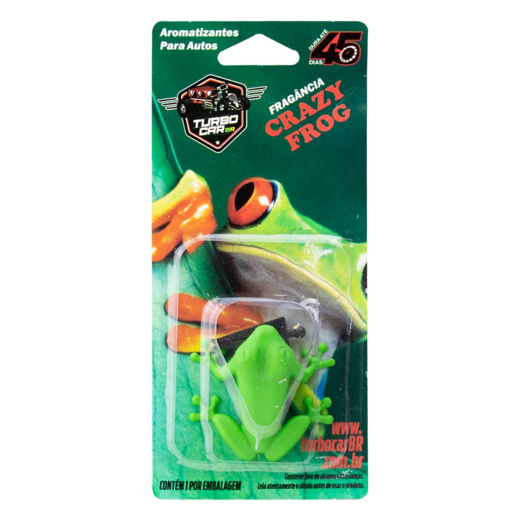 ODORIZANTE AUTOMOTIVO PERERECA (FRAGÂNCIA CRAZY FROG) - TURBO CAR