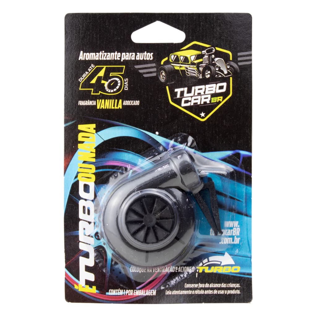 ODORIZANTE AUTOMOTIVO TURBINA (FRAGÂNCIA VANILLA-BAUNILHA) - TURBO CAR