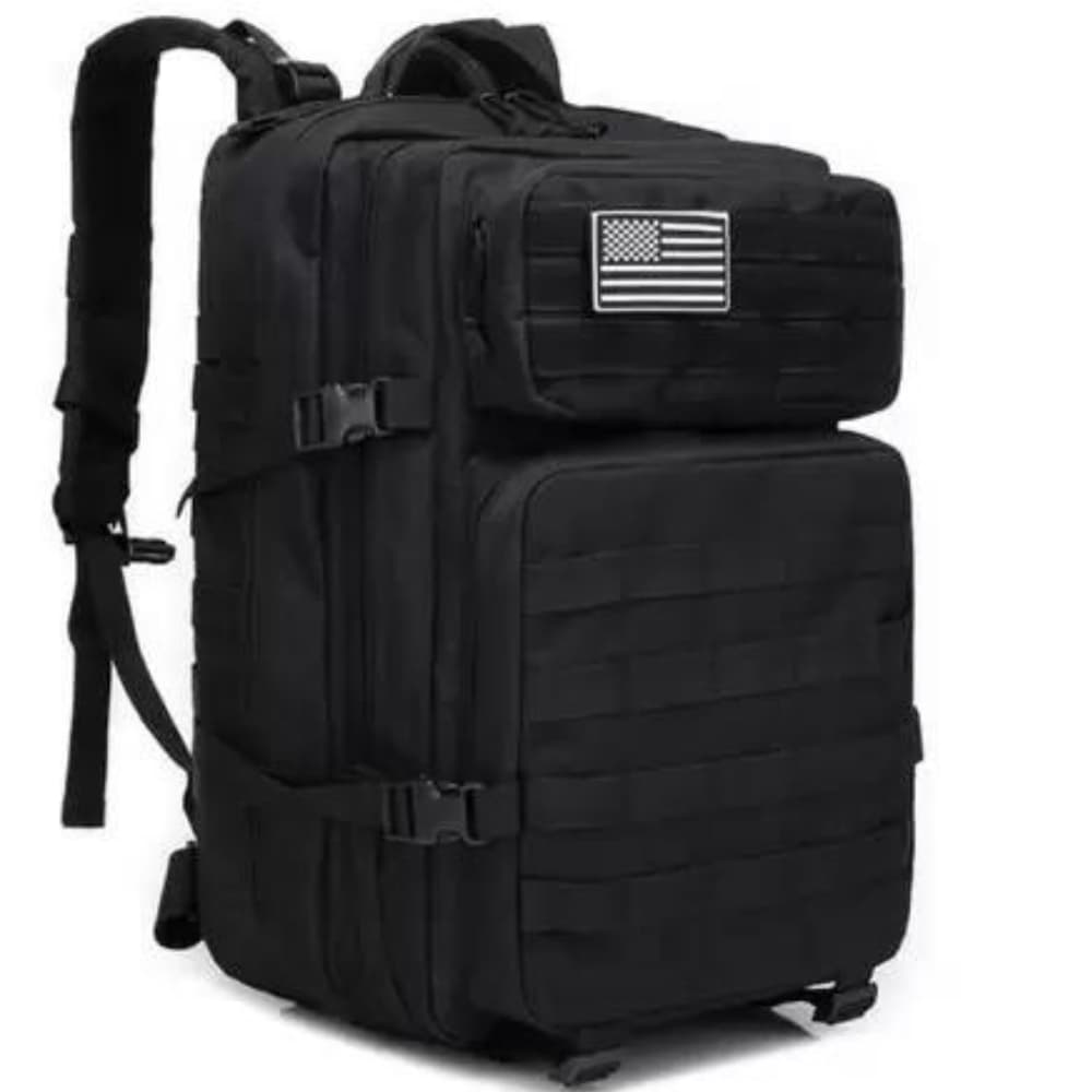 Mochila tática Militar cross fit camping 45 litros muito espaço envio imediato