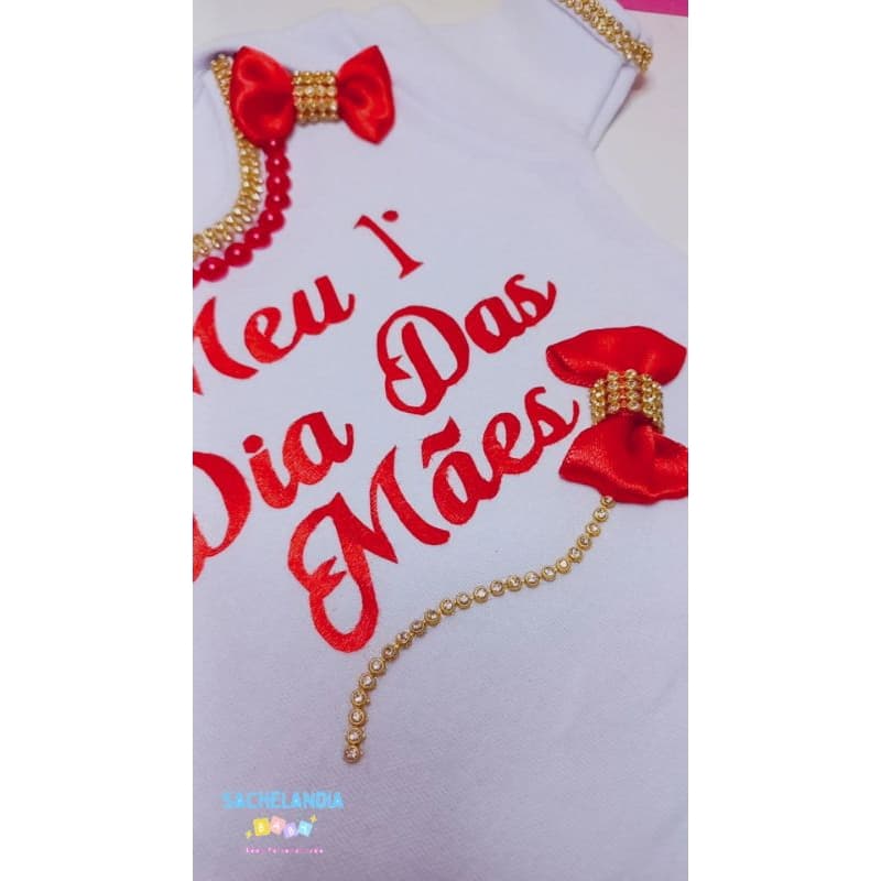 Body Infantil Personalizado Dia das Mães
