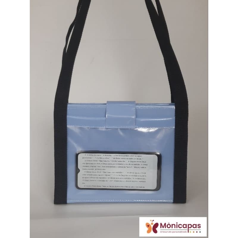 Bolsa para Pregação (Pasta com Alça) com Espaço para as Publicações e Visor para Celular | TJ