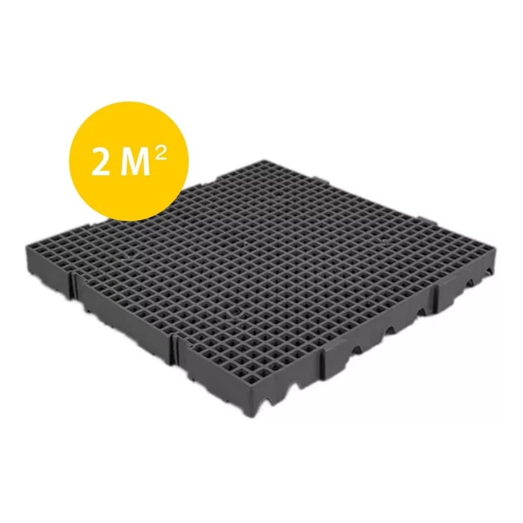 8 Pçs Piso Pallet Estrado Plastico 50x50x2,5 Resistente Nf-e