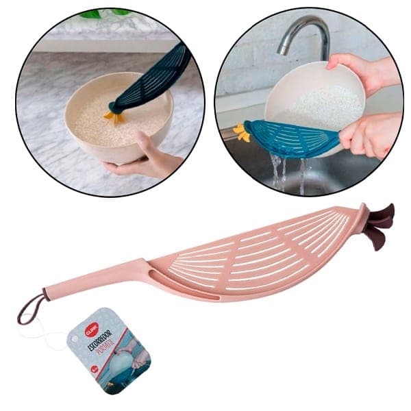Escorredor Portátil De Plástico Para Panelas Arroz Feijão macarrão