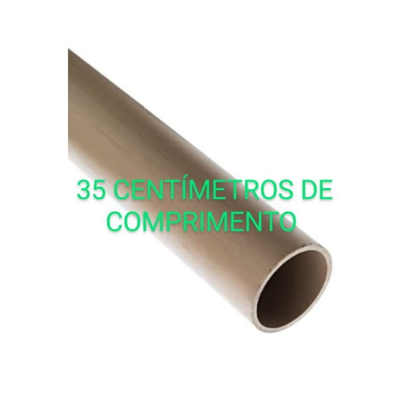 Tubo Cano Pvc Soldável 40mm  ( 35 Centímetros de comprimento) marrom