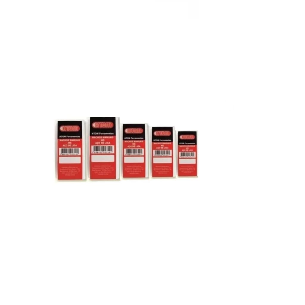 Kit Jogo de Macho Manual 1/4 5/16 3/8 UNC M10x1,25 M14x1,5 (2pçs) - 5 jogos