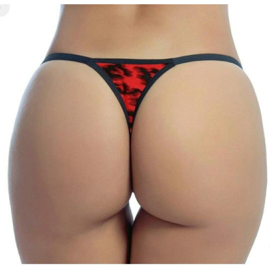 kit 10 Calcinha Luxúria Tanga de uma tira Fio dental Vestido (1)