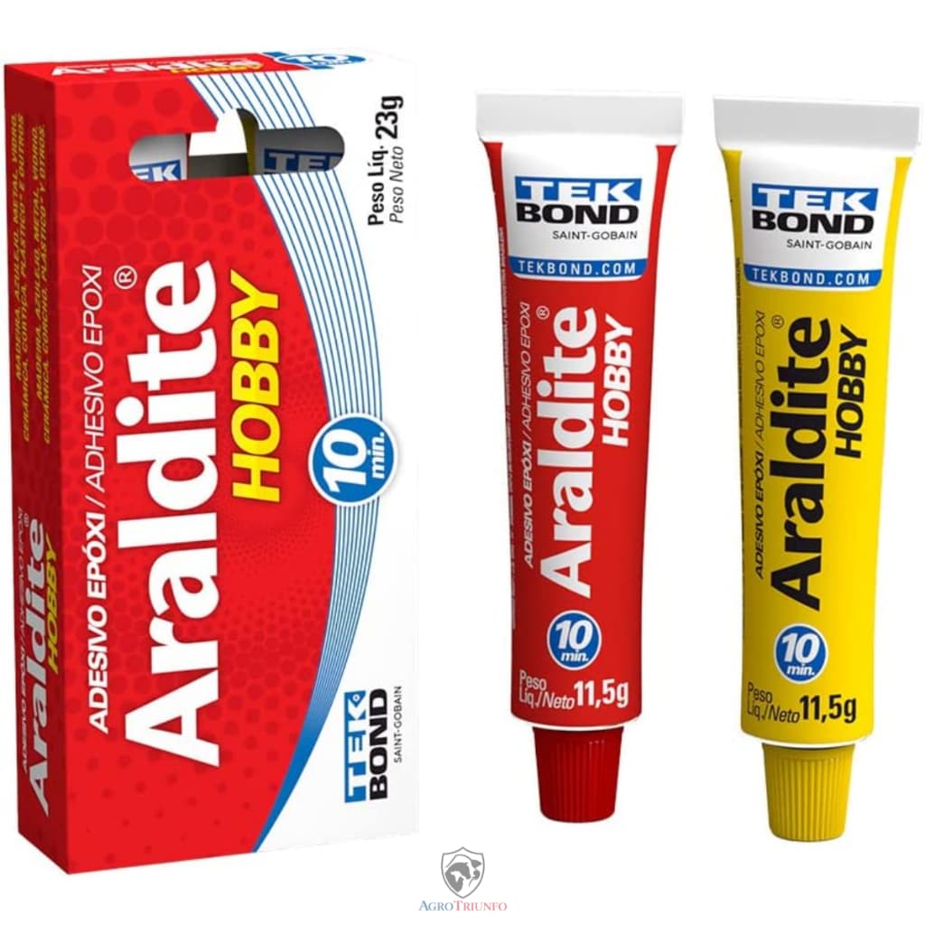 Araldite Hobby Cola Epóxi 10 Minutos 16g Adesiva Tek Bond