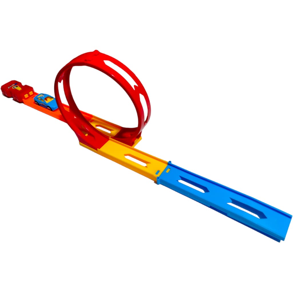 Brinquedo infantil Lançador De Carrinho Com Looping 360 com carrinho Promoção tipo hot wheels 61cm