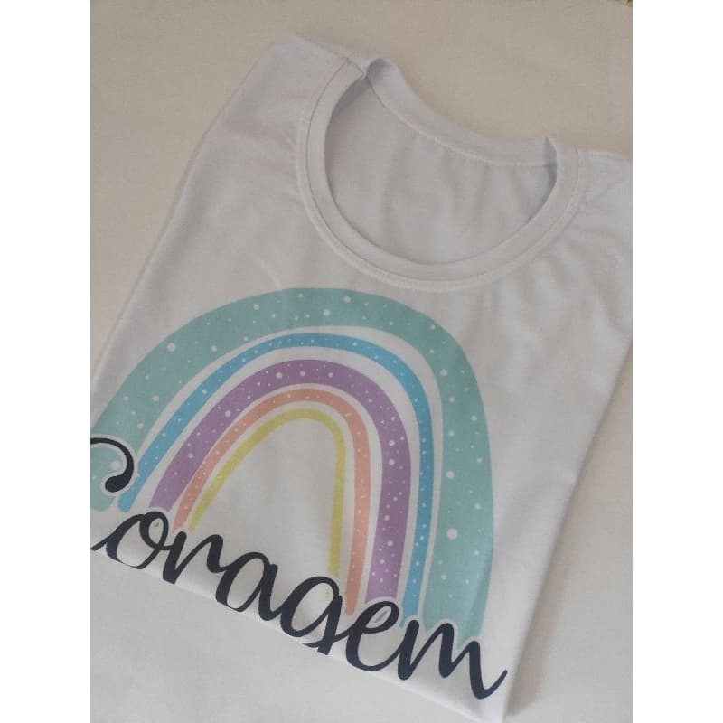 TSHIRT CORAGEM BRANCA TAM M