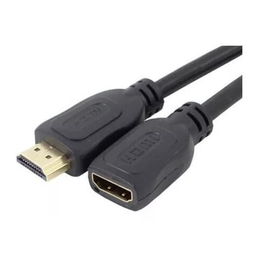 Cabo Hdmi Extensor Adaptador Hdmi - Femea - Hdmi Macho 20 Cm