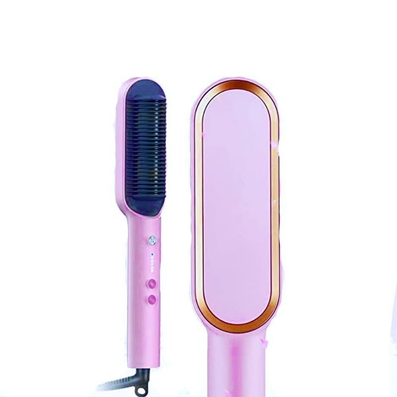 Escova Alisadora 410°F Anion Hair Pro 2023 de Cerâmica Pente Alisador 3 em 1 Similar