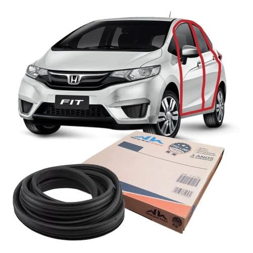 Borracha Porta Guarnição Honda Fit 2003 À 2022 Modelo Original