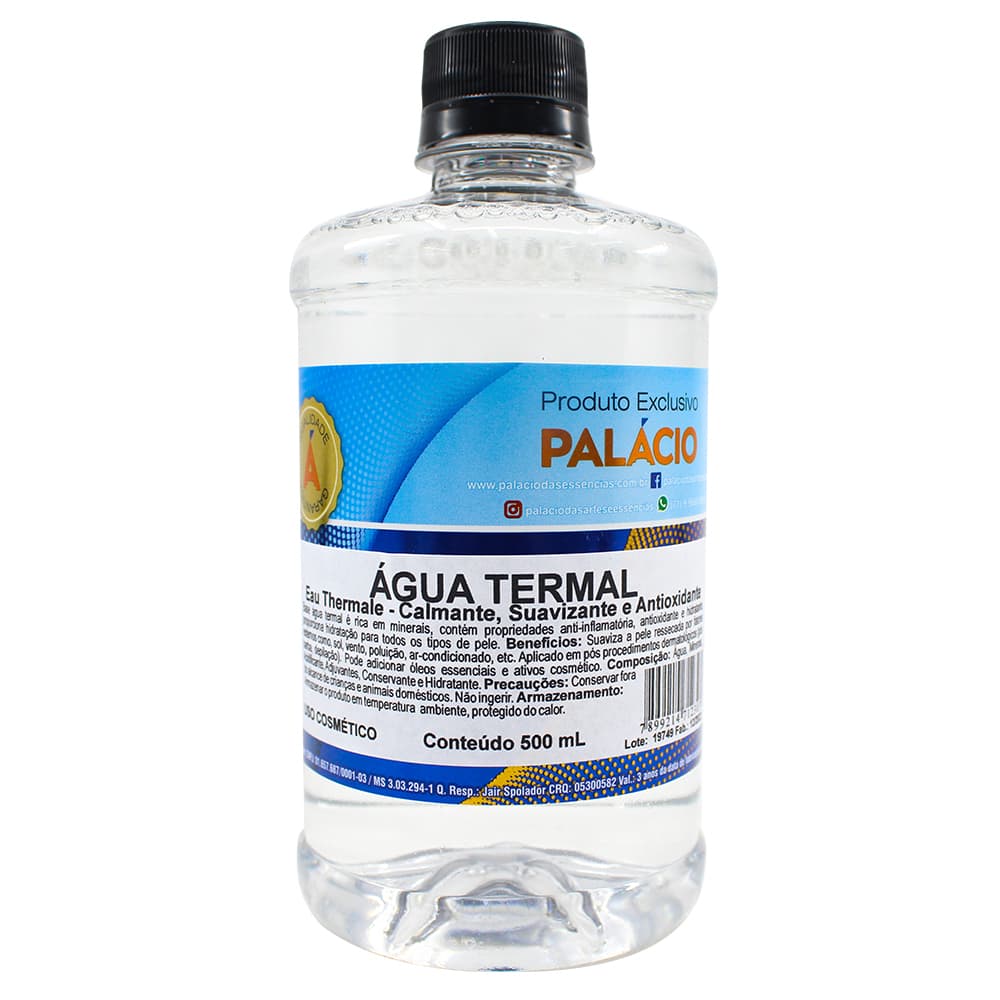 Água Termal (anti-inflamatória, anti-oxidante e hidratante) – 500 ml