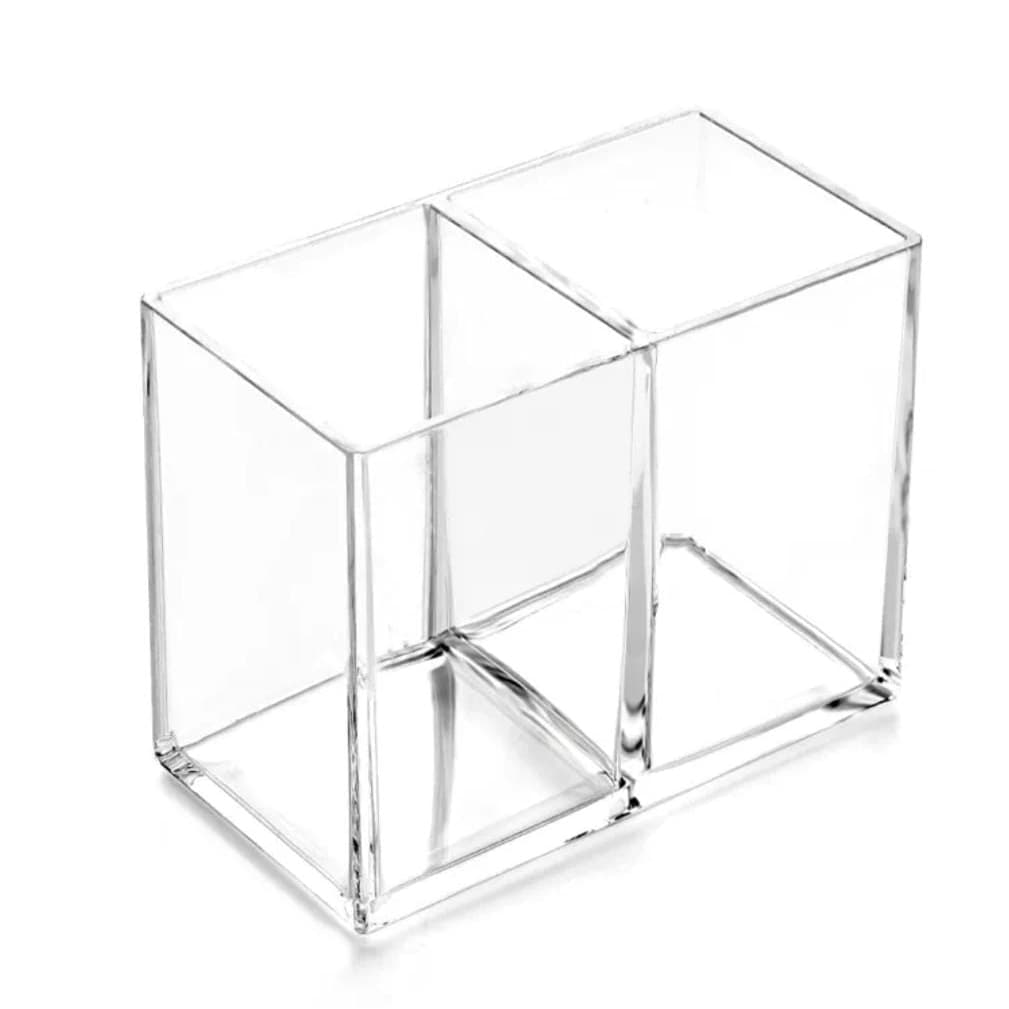 Organizador em Acrílico duplo para pinceis, lápis etc.