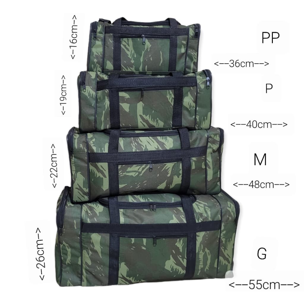 BOLSA MALA DE MÃO E OMBRO CAMUFLADA  S/S PARA PESCA, VIAGEM, LAZER  E OUTROS